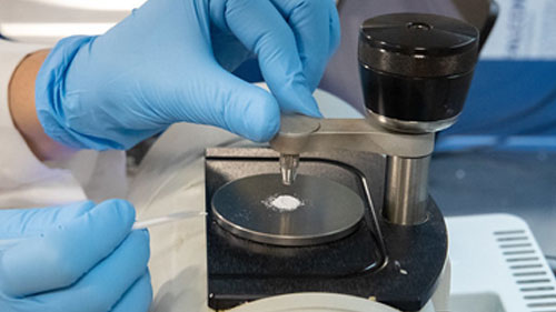 Scientists with CBP Laboratories and Scientific Services conduct drug testing at the Port of Memphis Forward Operating Laboratory.