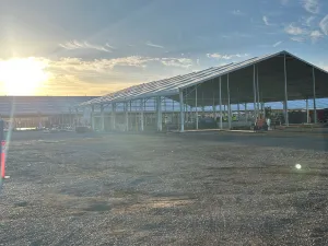 Soft sided facility being removed from service, photo 2